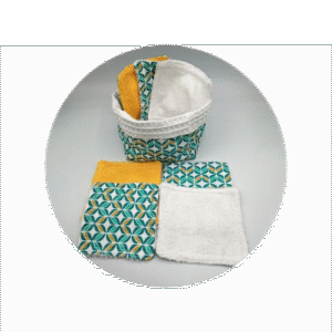 carré démaquillant en coton