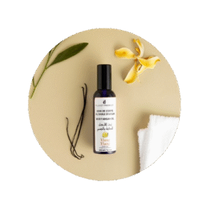 Huile capillaire à l’argan et ylang-ylang