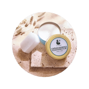 soin purifiant d'argile blanc