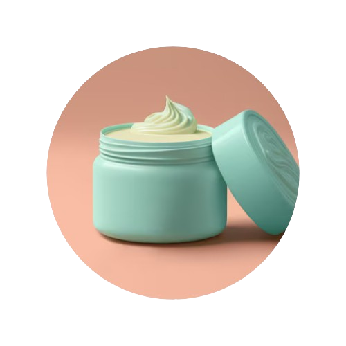 pot de crème de tthé vert